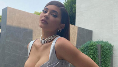 Photo of Kylie Jenner’s sexy silver crop top is the only thing you need to spruce up your date night look