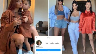 Photo of STORMI’S A BREWIN? Kylie Jenner fans think she created secret Instagram account for daughter Stormi, 3 – and doesn’t follow her sisters