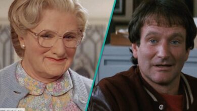 Photo of Robin Williams’ Mrs Doubtfire make-up tricked his co-stars