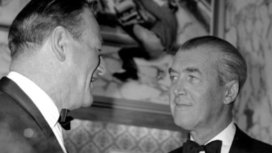 Photo of James Stewart Once Described What It Was Like Working with a Frequent John Wayne Collaborator