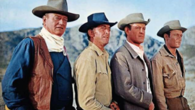 Photo of ”The Sons of Katie Elder 1965” starring John Wayne and Dean Martin .