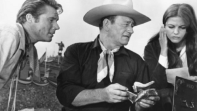 Photo of Despite battling cancer , John Wayne still manages to hold his press conference .
