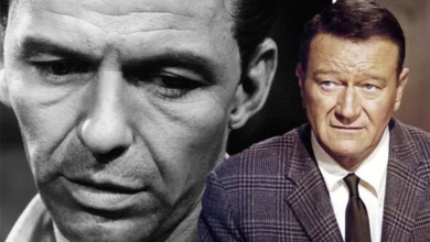 Photo of John Wayne launched attack after Frank Sinatra feud got out of hand