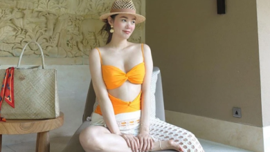 Photo of Minh Hằng diện bikini khoe dáng gợi cảm khi mang bầu