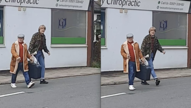 Photo of ‘Del Boy’ and ‘Rodney’ spotted in Wales in hilarious video