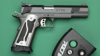 Photo of STP (Sport Target Pistol) Perfect Classic 5.4 in 9 mm Luger from Prommersberger – For IPSC and other sport shooters