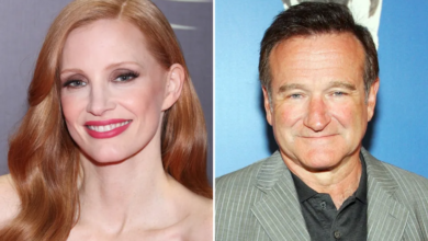 Photo of Jessica Chastain emotionally shares regret over missing chance to thank Robin Williams for career