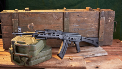Photo of A classic in a modernized design: the GSG Mauser AK47 Omega semi-automatic rimfire rifle in .22 LR